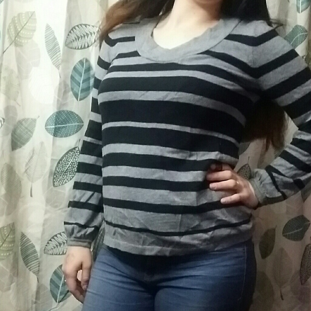 A.N.A. stripped sweater